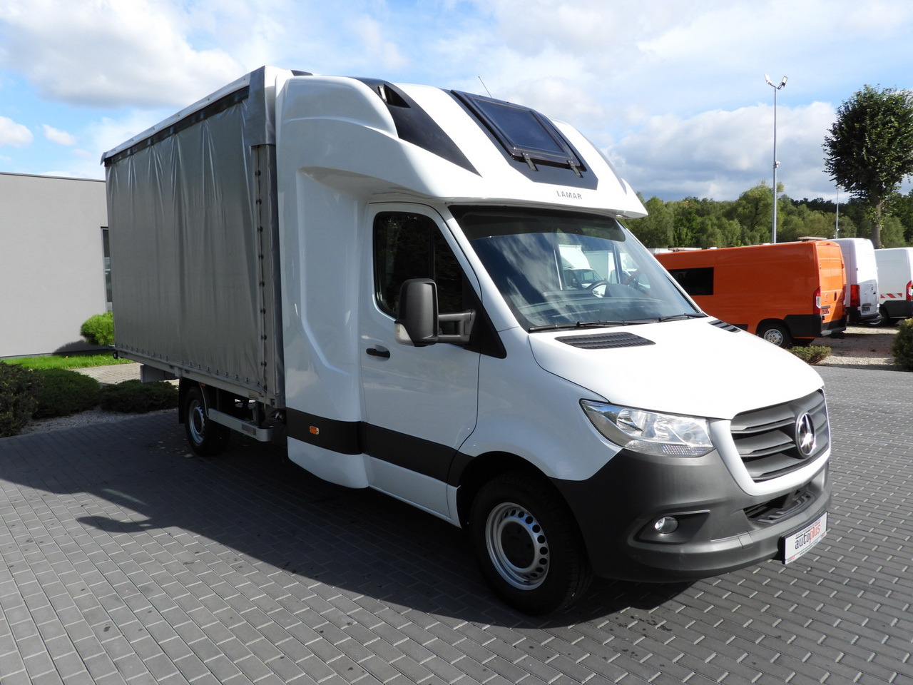 MERCEDES SPRINTER 316 TARPAULIN 8 PALLETS WEBASTO CRUISE CONTROL AIR CONDITIONING 160HP - Varebil med presenning: billede 4 MERCEDES SPRINTER 316 TARPAULIN 8 PALLETS WEBASTO CRUISE CONTROL AIR CONDITIONING 160HP - Varebil med presenning: billede 4