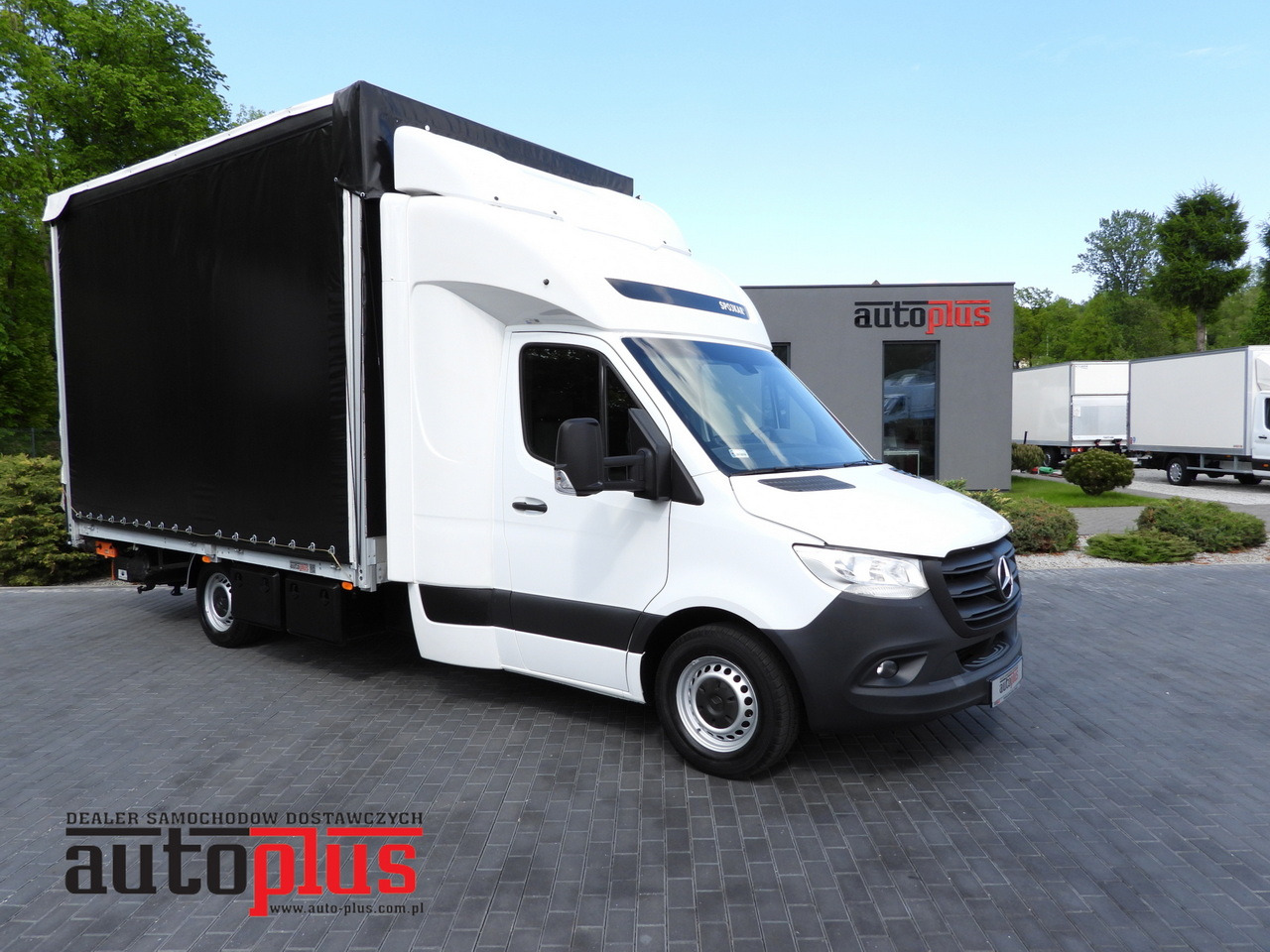 MERCEDES SPRINTER 316 TARPAULIN LIFT 10 PALLETS WEBASTO CRUISE CONTROL PNEUMATICS AIR CONDITIONING 160HP - Varebil med presenning: billede 1 MERCEDES SPRINTER 316 TARPAULIN LIFT 10 PALLETS WEBASTO CRUISE CONTROL PNEUMATICS AIR CONDITIONING 160HP - Varebil med presenning: billede 1