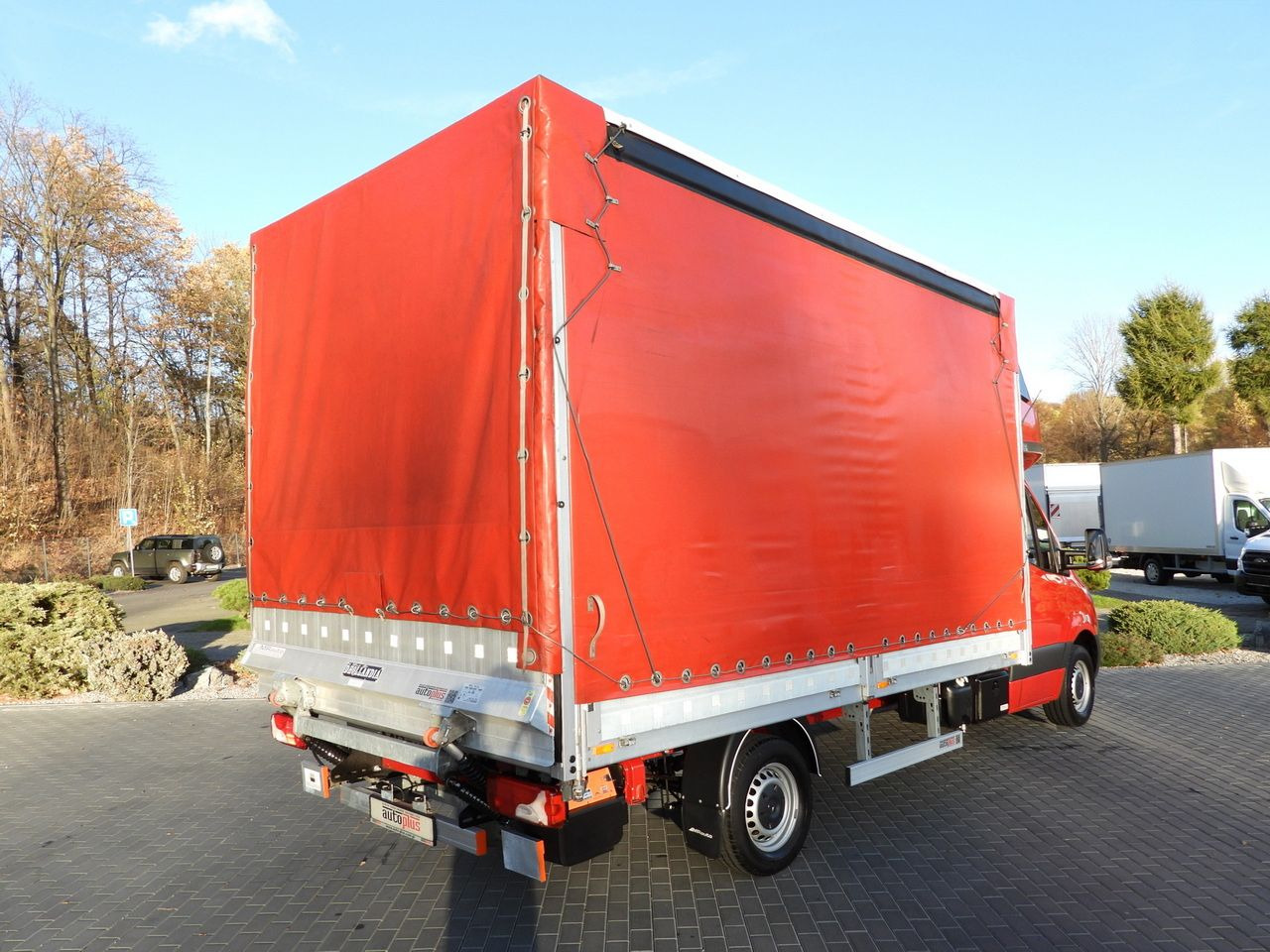 MERCEDES SPRINTER 316 TARPAULIN LIFT 8 PALLETS WEBASTO CRUISE CONTROL AIR CONDITIONING 160HP - Varebil med presenning: billede 3 MERCEDES SPRINTER 316 TARPAULIN LIFT 8 PALLETS WEBASTO CRUISE CONTROL AIR CONDITIONING 160HP - Varebil med presenning: billede 3