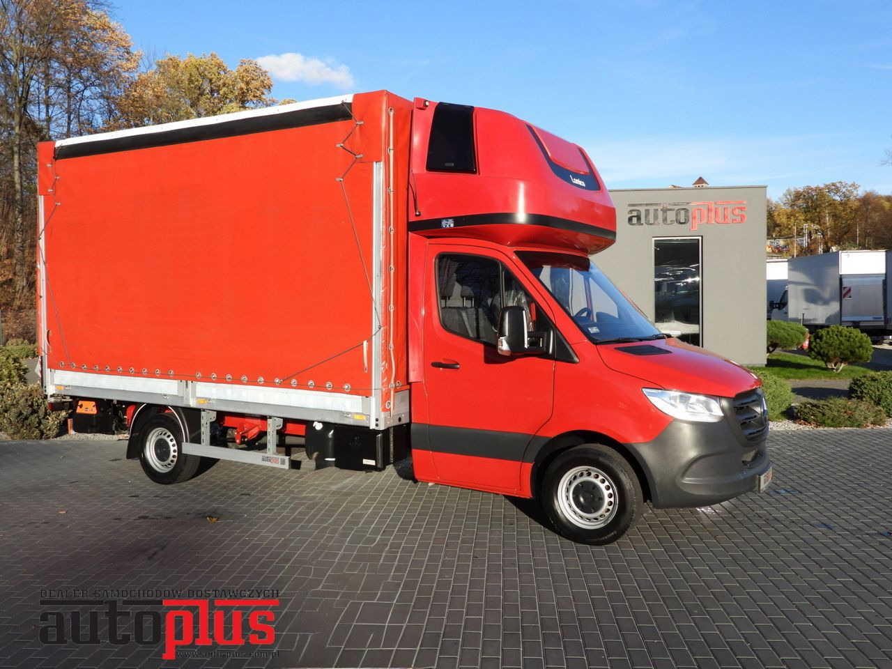 MERCEDES SPRINTER 316 TARPAULIN LIFT 8 PALLETS WEBASTO CRUISE CONTROL AIR CONDITIONING 160HP - Varebil med presenning: billede 1 MERCEDES SPRINTER 316 TARPAULIN LIFT 8 PALLETS WEBASTO CRUISE CONTROL AIR CONDITIONING 160HP - Varebil med presenning: billede 1