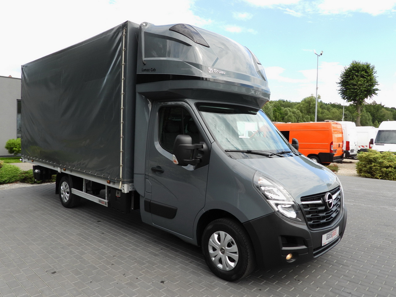 OPEL MOVANO TARPAULIN 10 PALLETS WEBASTO CRUISE CONTROL LED LIGHTS PNEUMATICS AIR CONDITIONING  165HP - Varebil med presenning: billede 4 OPEL MOVANO TARPAULIN 10 PALLETS WEBASTO CRUISE CONTROL LED LIGHTS PNEUMATICS AIR CONDITIONING  165HP - Varebil med presenning: billede 4