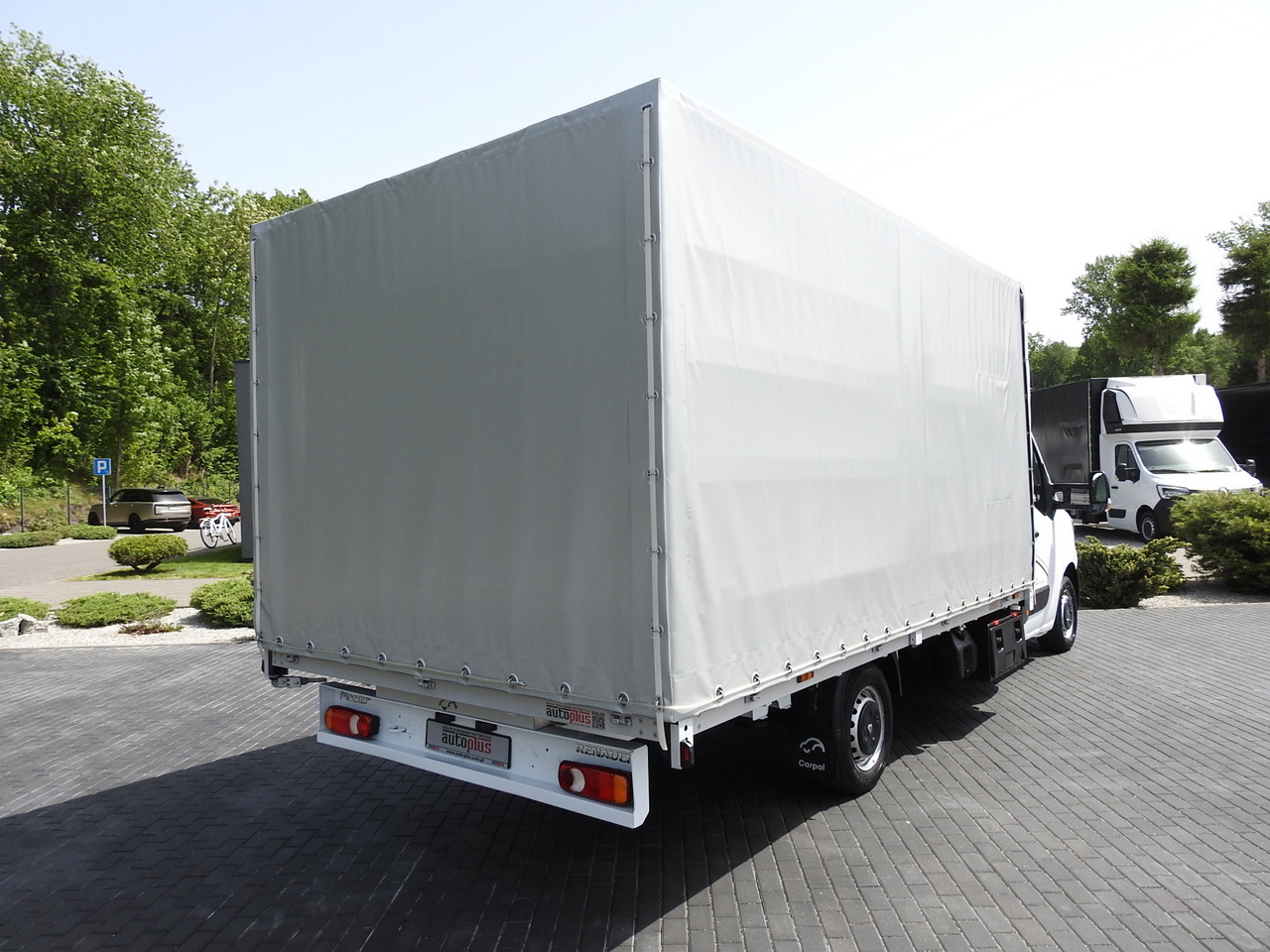 RENAULT MASTER TARPAULIN 10 PALLETS WEBASTO CRUISE CONTROL AIR CONDITIONING LED LIGHTS 165HP - Varebil med presenning: billede 3 RENAULT MASTER TARPAULIN 10 PALLETS WEBASTO CRUISE CONTROL AIR CONDITIONING LED LIGHTS 165HP - Varebil med presenning: billede 3