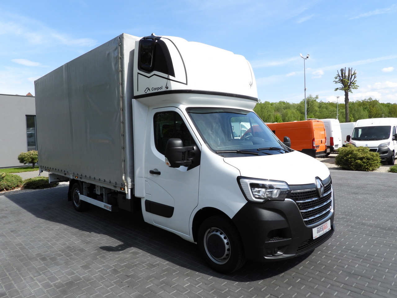 RENAULT MASTER TARPAULIN 10 PALLETS WEBASTO CRUISE CONTROL LED LIGHTS PNEUMATICS AIR CONDITIONING 165HP - Varebil med presenning: billede 4 RENAULT MASTER TARPAULIN 10 PALLETS WEBASTO CRUISE CONTROL LED LIGHTS PNEUMATICS AIR CONDITIONING 165HP - Varebil med presenning: billede 4