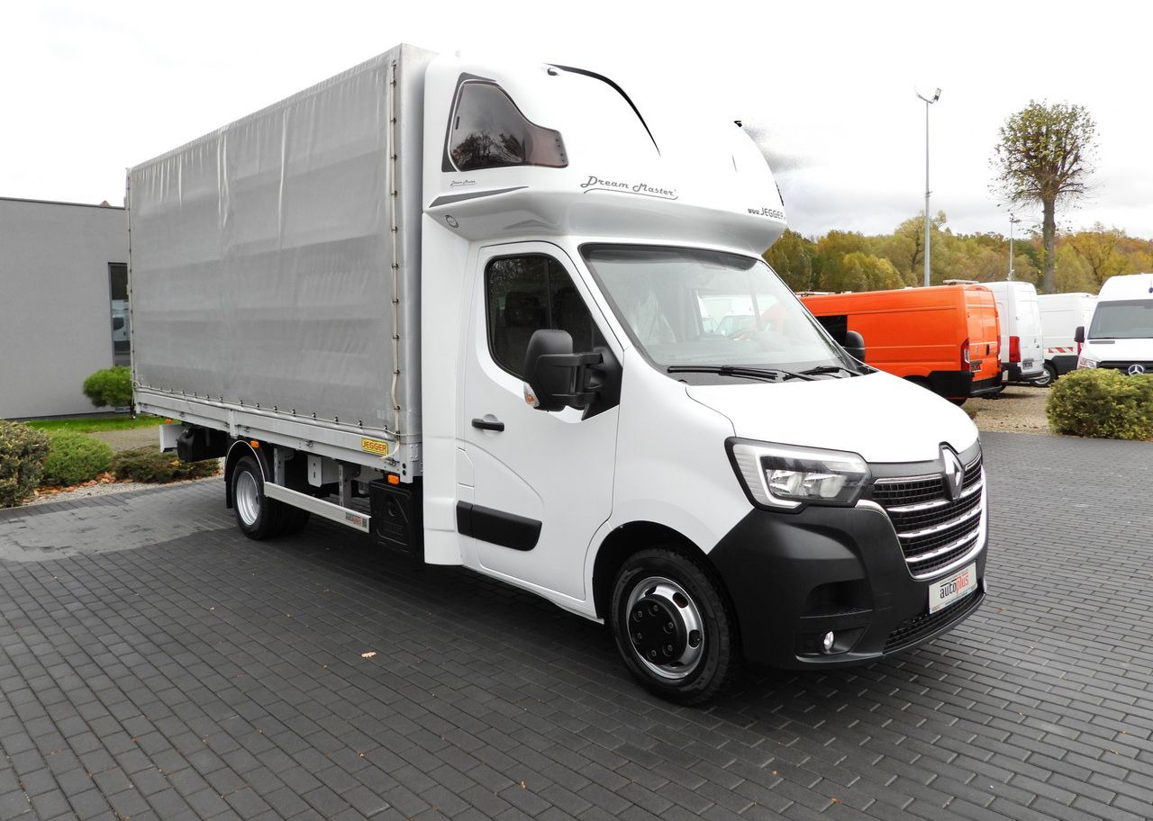 RENAULT MASTER TARPAULIN 10 PALLETS WEBASTO CRUISE CONTROL NAVIGATION LED LIGHTS TWIN WHEELS AIR CONDITIONING 165HP - Varebil med presenning: billede 4 RENAULT MASTER TARPAULIN 10 PALLETS WEBASTO CRUISE CONTROL NAVIGATION LED LIGHTS TWIN WHEELS AIR CONDITIONING 165HP - Varebil med presenning: billede 4