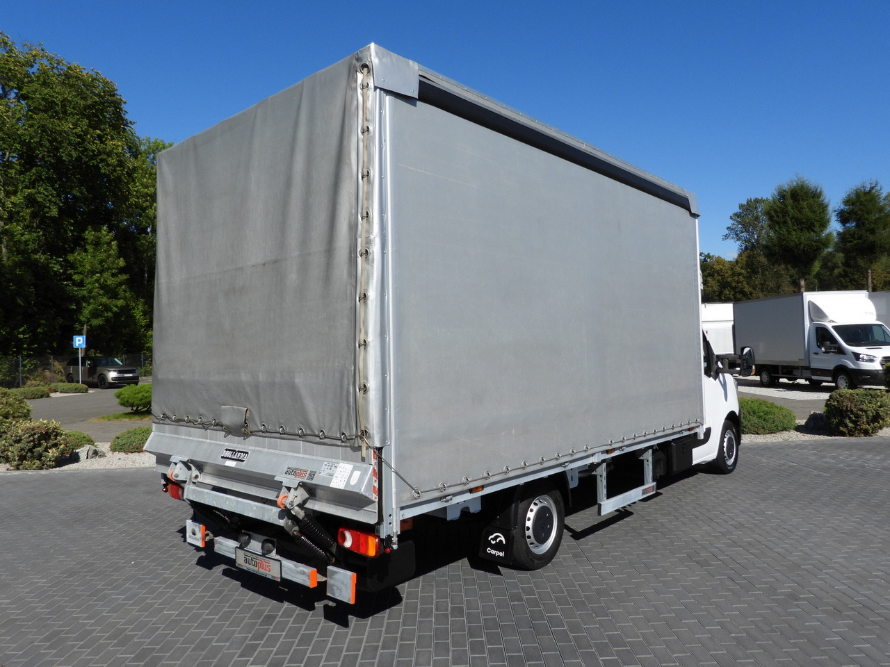 RENAULT MASTER TARPAULIN LIFT 10 PALLETS WEBASTO CRUISE CONTROL LED LIGHTS PNEUMATICS AIR CONDITIONING 165HP - Varebil med presenning: billede 3 RENAULT MASTER TARPAULIN LIFT 10 PALLETS WEBASTO CRUISE CONTROL LED LIGHTS PNEUMATICS AIR CONDITIONING 165HP - Varebil med presenning: billede 3