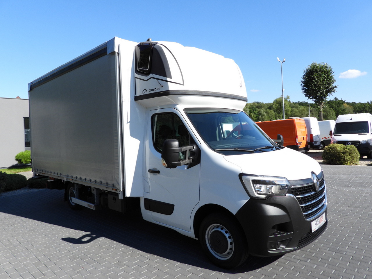 RENAULT MASTER TARPAULIN LIFT 10 PALLETS WEBASTO CRUISE CONTROL LED LIGHTS PNEUMATICS AIR CONDITIONING 165HP - Varebil med presenning: billede 4 RENAULT MASTER TARPAULIN LIFT 10 PALLETS WEBASTO CRUISE CONTROL LED LIGHTS PNEUMATICS AIR CONDITIONING 165HP - Varebil med presenning: billede 4