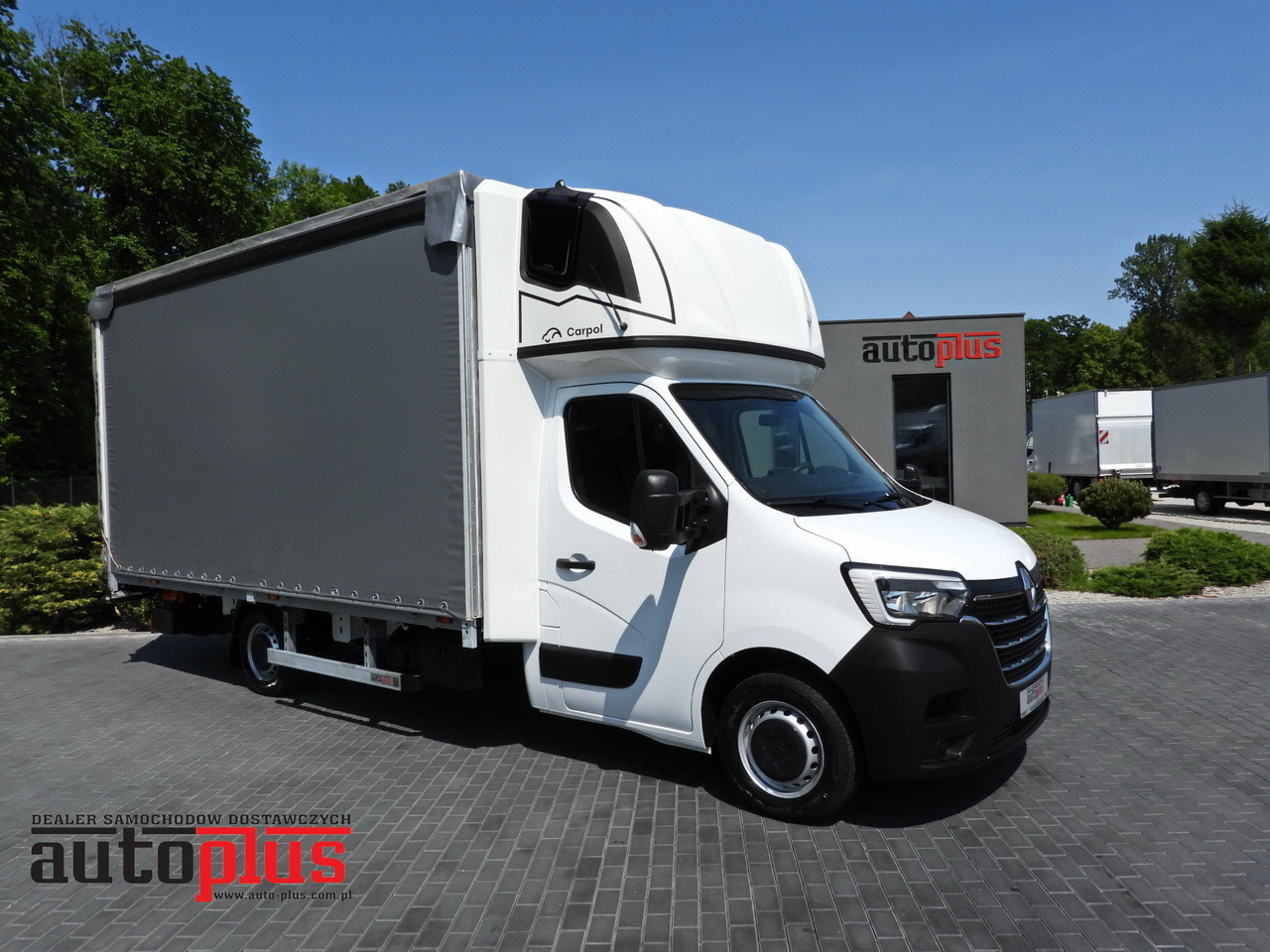 RENAULT MASTER TARPAULIN LIFT 10 PALLETS WEBASTO CRUISE CONTROL LED LIGHTS PNEUMATICS AIR CONDITIONING 165HP - Varebil med presenning: billede 1 RENAULT MASTER TARPAULIN LIFT 10 PALLETS WEBASTO CRUISE CONTROL LED LIGHTS PNEUMATICS AIR CONDITIONING 165HP - Varebil med presenning: billede 1