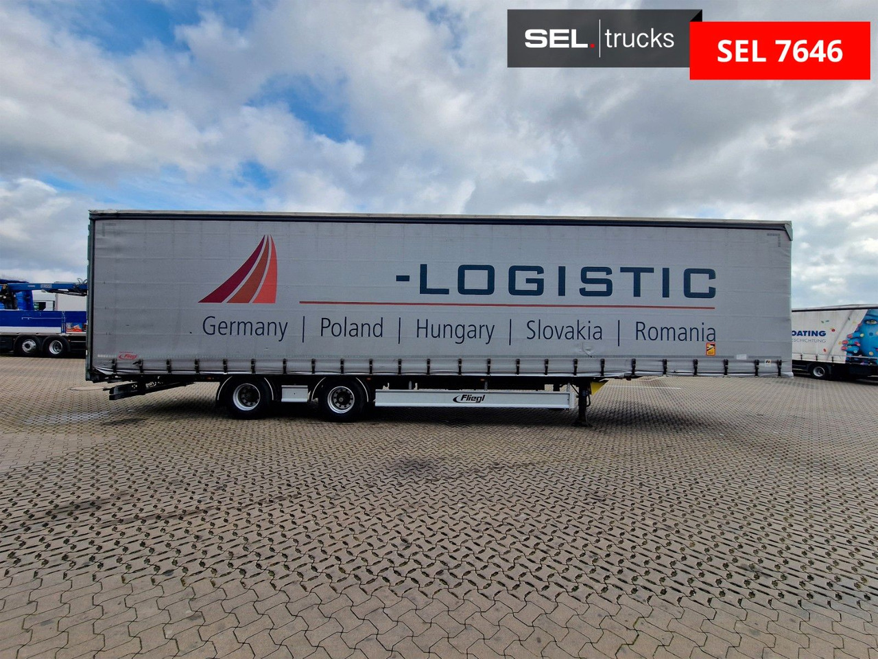 Fliegl SZS320 / Hubdach / EDSCHA / Mega - Gardintrailer: billede 4 Fliegl SZS320 / Hubdach / EDSCHA / Mega - Gardintrailer: billede 4