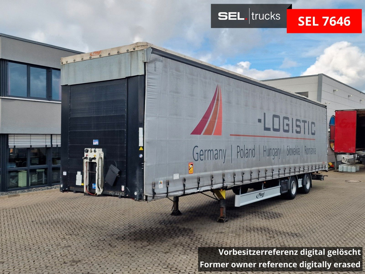 Fliegl SZS320 / Hubdach / EDSCHA / Mega - Gardintrailer: billede 1 Fliegl SZS320 / Hubdach / EDSCHA / Mega - Gardintrailer: billede 1