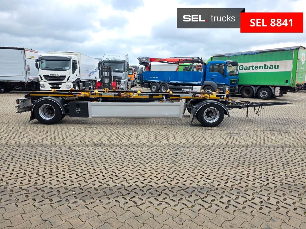 Hüffermann HSA / Absetzanhänger/ 2 Mulden a 10 cbm geeignet - Kroghejsvogn/ Skip loader anhænger: billede 4 Hüffermann HSA / Absetzanhänger/ 2 Mulden a 10 cbm geeignet - Kroghejsvogn/ Skip loader anhænger: billede 4
