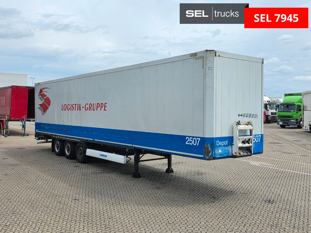 Krone SD / Textil / Liftachse - Varevogn sættevogn: billede 3 Krone SD / Textil / Liftachse - Varevogn sættevogn: billede 3