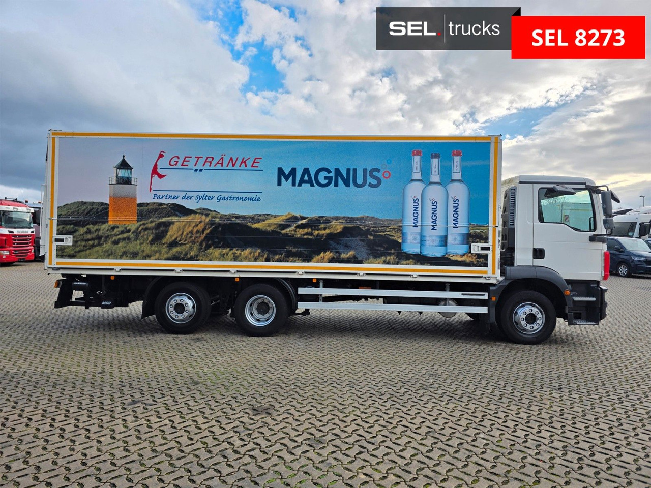 MAN TGM 22.290 6x2-4 LL / Ldbw / Rückfahrk. / Lenkac - Til transport af drikkevarer lastbil: billede 4 MAN TGM 22.290 6x2-4 LL / Ldbw / Rückfahrk. / Lenkac - Til transport af drikkevarer lastbil: billede 4