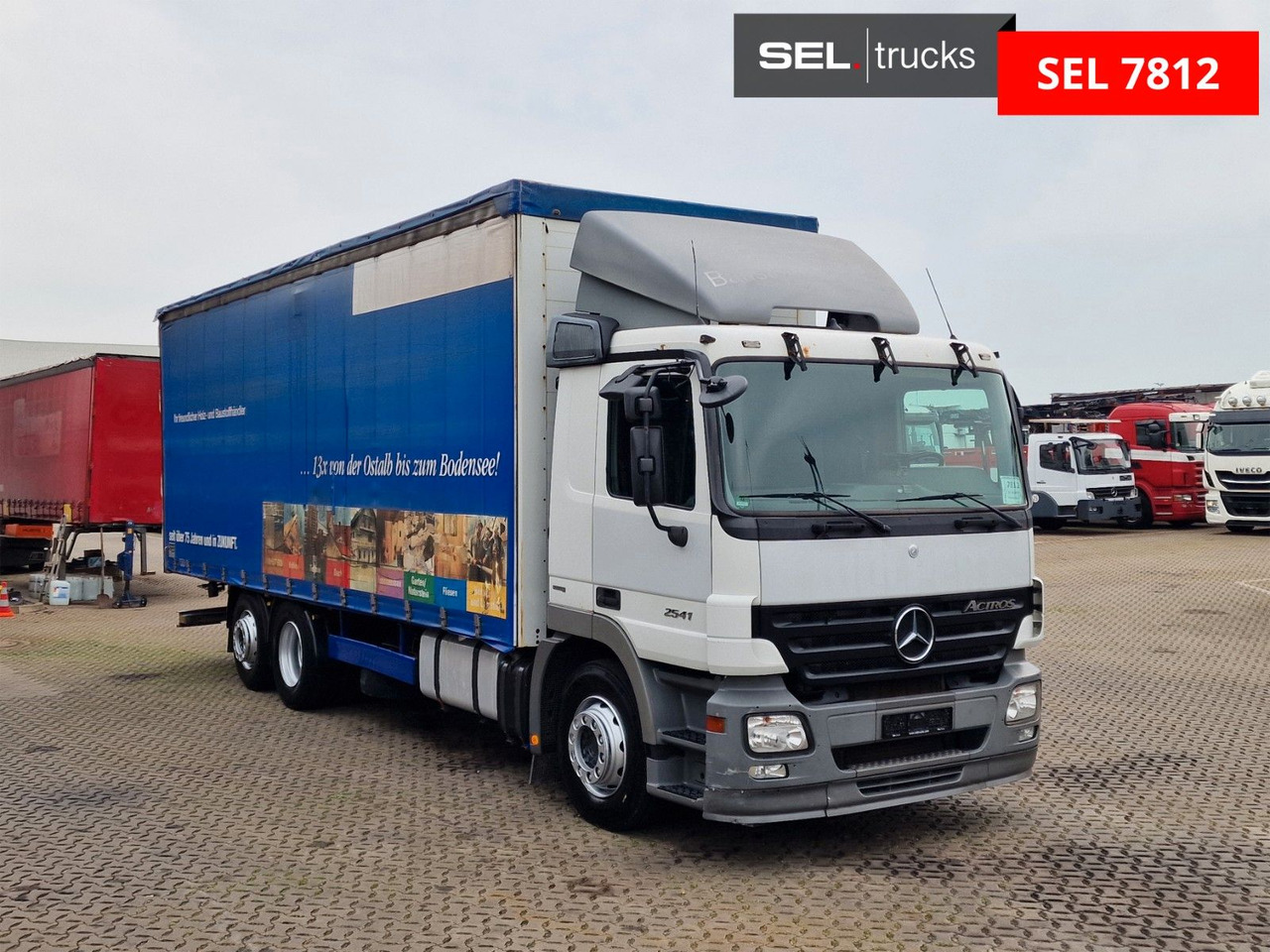 Mercedes-Benz Actros 2541 / Lenkachse / Liftachse / V6 - Lastbil med presenning: billede 3 Mercedes-Benz Actros 2541 / Lenkachse / Liftachse / V6 - Lastbil med presenning: billede 3
