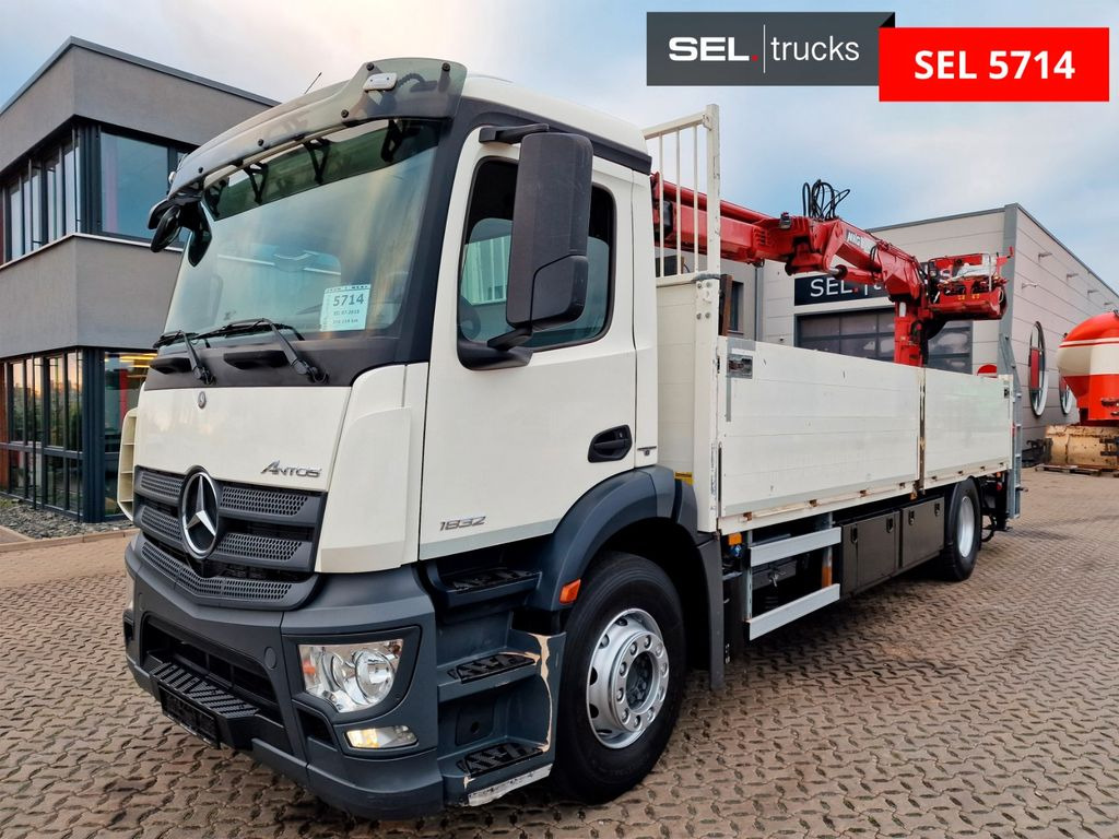 Mercedes-Benz Antos 1832 / MKG Kran Mercedes-Benz Antos 1832 / MKG Kran - Lastbil med lad, Lastbil med kran: billede 2 Mercedes-Benz Antos 1832 / MKG Kran Mercedes-Benz Antos 1832 / MKG Kran - Lastbil med lad, Lastbil med kran: billede 2