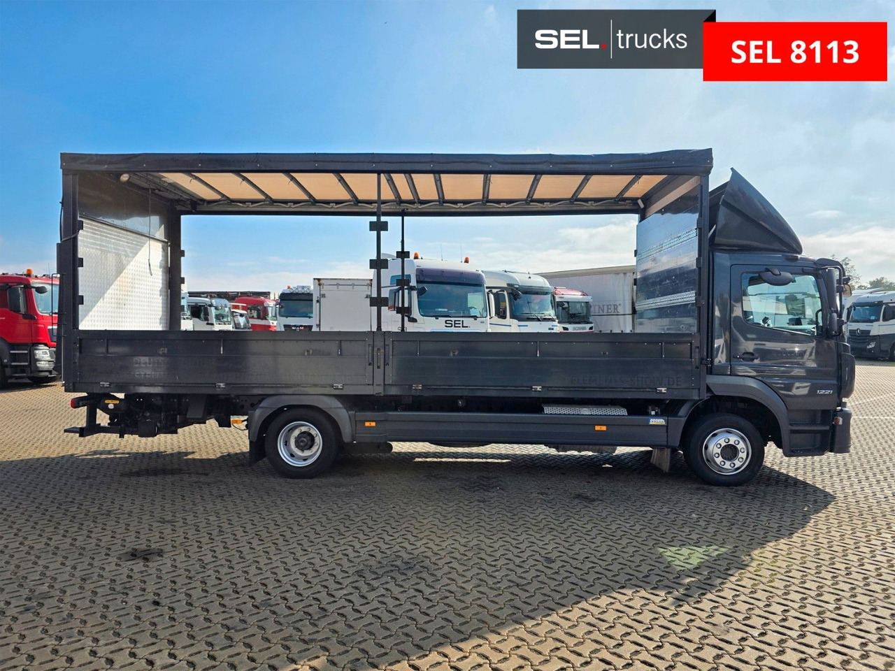 Mercedes-Benz Atego 1221 / Ladebordwand / Rückfahrkamera - Lastbil med presenning: billede 4 Mercedes-Benz Atego 1221 / Ladebordwand / Rückfahrkamera - Lastbil med presenning: billede 4