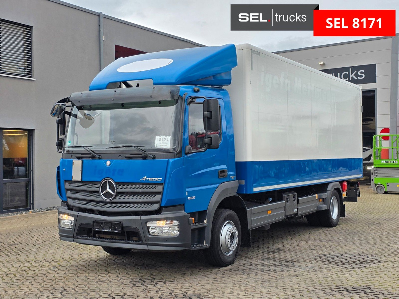 Mercedes-Benz Atego 1221 / Ladebordwand - Lastbil varevogn: billede 1 Mercedes-Benz Atego 1221 / Ladebordwand - Lastbil varevogn: billede 1