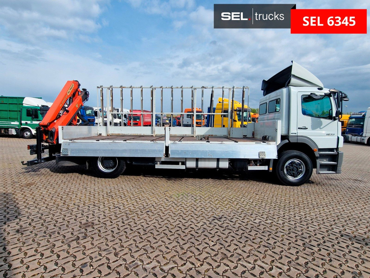 Mercedes-Benz Axor 1833L / Palfinger PK 12002-EH / GLAS - Lastbil med kran: billede 4 Mercedes-Benz Axor 1833L / Palfinger PK 12002-EH / GLAS - Lastbil med kran: billede 4