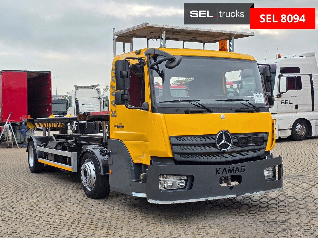 Mercedes-Benz Kamag WBH 25 / Umsetzer Sattelplatte - Containerbil/ Veksellad lastbil: billede 3 Mercedes-Benz Kamag WBH 25 / Umsetzer Sattelplatte - Containerbil/ Veksellad lastbil: billede 3