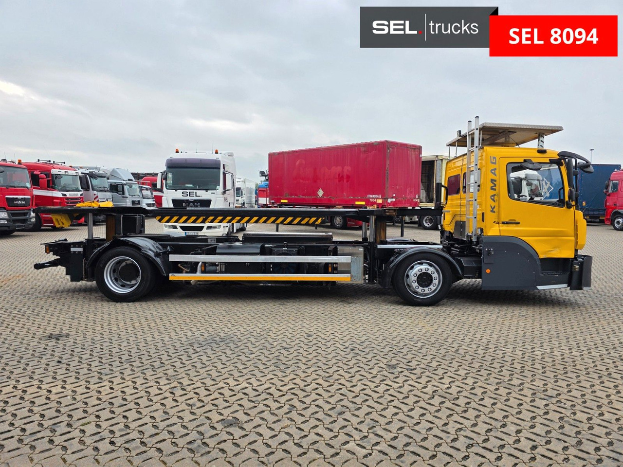 Mercedes-Benz Kamag WBH 25 / Umsetzer Sattelplatte - Containerbil/ Veksellad lastbil: billede 4 Mercedes-Benz Kamag WBH 25 / Umsetzer Sattelplatte - Containerbil/ Veksellad lastbil: billede 4