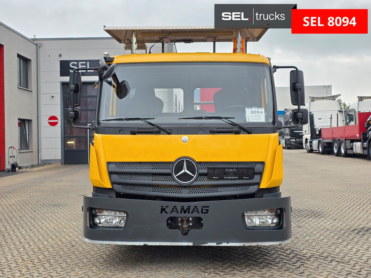 Mercedes-Benz Kamag WBH 25 / Umsetzer Sattelplatte - Containerbil/ Veksellad lastbil: billede 2 Mercedes-Benz Kamag WBH 25 / Umsetzer Sattelplatte - Containerbil/ Veksellad lastbil: billede 2