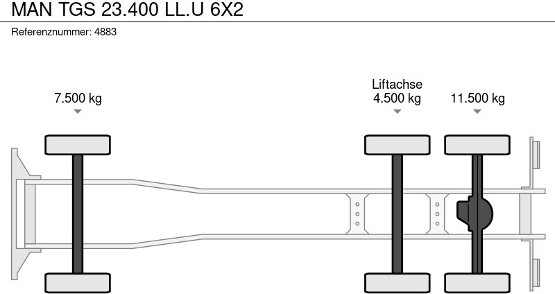 Biltransportør lastbil MAN TGS 23.400 LL.U 6X2: billede 17 Biltransportør lastbil MAN TGS 23.400 LL.U 6X2: billede 17