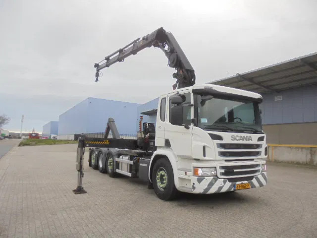 Scania P370 8X2 HAAK + KRAAN NL TRUCK LOW KM - Lastbil kroghejs, Lastbil med kran: billede 3 Scania P370 8X2 HAAK + KRAAN NL TRUCK LOW KM - Lastbil kroghejs, Lastbil med kran: billede 3