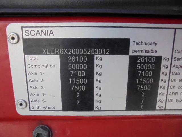 Lastbil varevogn Scania R440 6X2 RETARDER BDF: billede 20