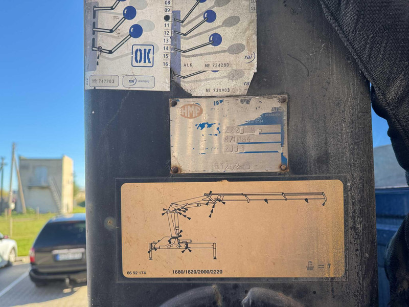 HMF 2220 K5 + radio control - Lastbilkran for Lastbil: billede 5 HMF 2220 K5 + radio control - Lastbilkran for Lastbil: billede 5