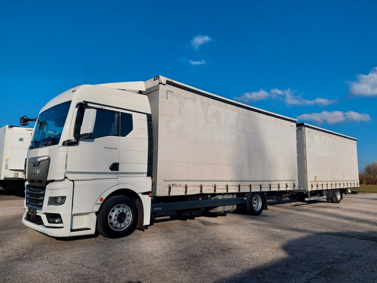 MAN TGX 18.470 LL + Gniotpol G-4080 120 m3 Durchbar - Lastbil med presenning: billede 1 MAN TGX 18.470 LL + Gniotpol G-4080 120 m3 Durchbar - Lastbil med presenning: billede 1