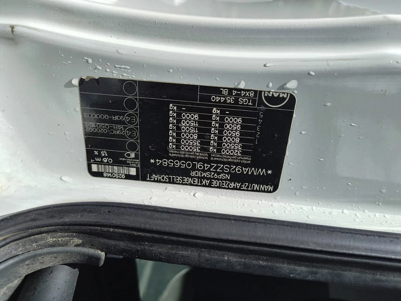 Tankbil til transportering fødevarer MAN TGS 33.440 ECOVRAC 8X4 - RETARDER: billede 18