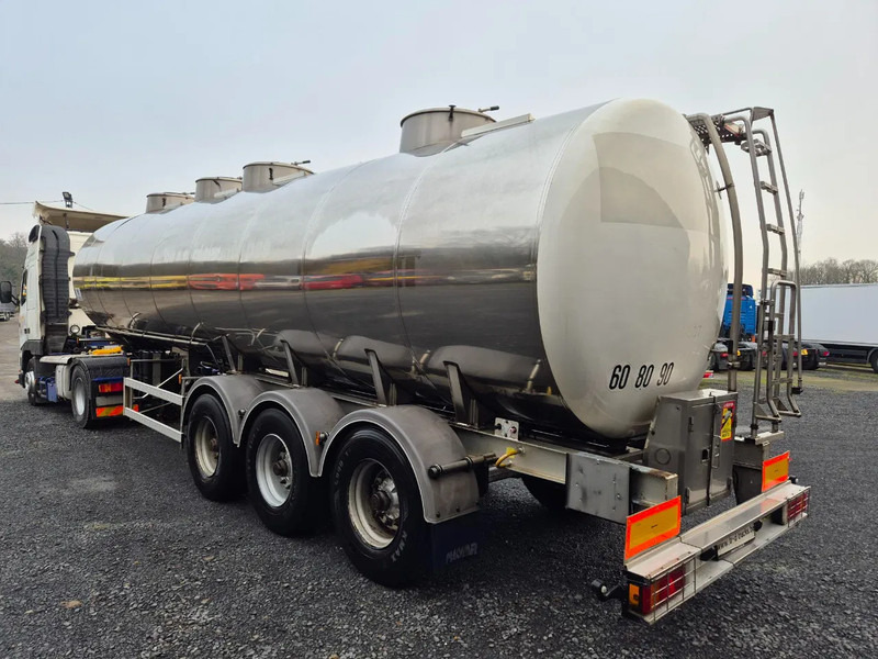 Magyar 30500L INSULATED INOX TANK - 4 COMP - Tanksættevogn: billede 3 Magyar 30500L INSULATED INOX TANK - 4 COMP - Tanksættevogn: billede 3