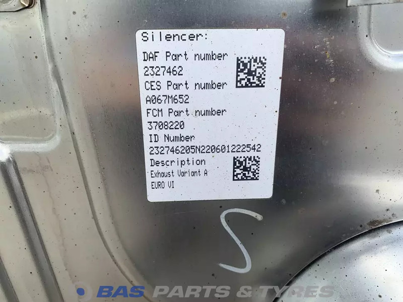 DAF Uitlaatdemper DAF 2327462 - Udstødningssystem for Lastbil: billede 5 DAF Uitlaatdemper DAF 2327462 - Udstødningssystem for Lastbil: billede 5