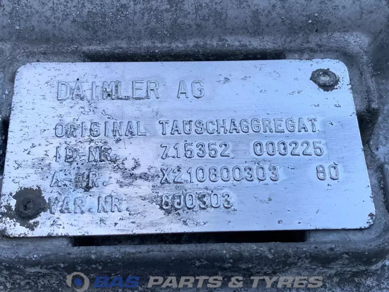 Mercedes-Benz Actros MP4 Mercedes G211-12 KL Powershift 3 Versnellingsbak A 001 260 36 00 - Gearkasse for Lastbil: billede 5 Mercedes-Benz Actros MP4 Mercedes G211-12 KL Powershift 3 Versnellingsbak A 001 260 36 00 - Gearkasse for Lastbil: billede 5