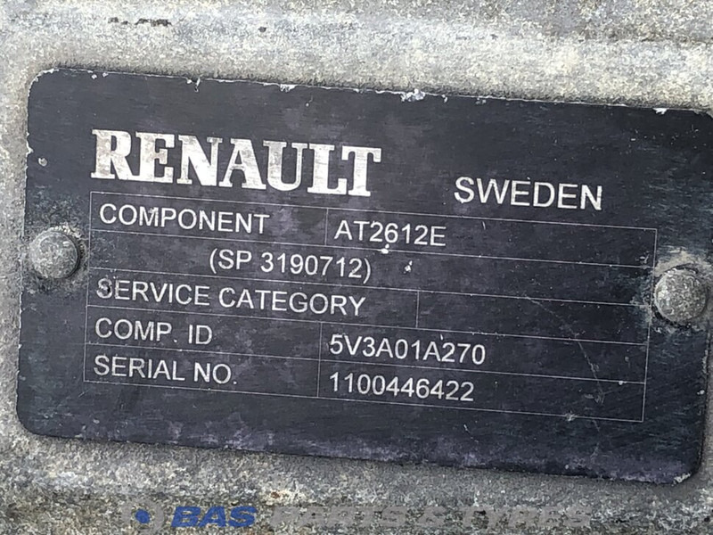 Renault T-Serie Renault AT2612E I-Shift Versnellingsbak G0000345 - Gearkasse for Lastbil: billede 5 Renault T-Serie Renault AT2612E I-Shift Versnellingsbak G0000345 - Gearkasse for Lastbil: billede 5