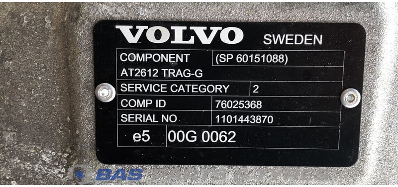 Volvo FH4B Volvo AT2612G I-Shift Versnellingsbak 20483506 - Gearkasse for Lastbil: billede 5 Volvo FH4B Volvo AT2612G I-Shift Versnellingsbak 20483506 - Gearkasse for Lastbil: billede 5