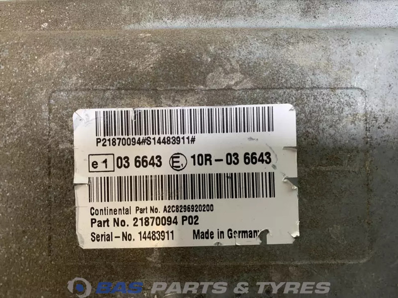 Volvo Regeleenheid Ad-Blue Volvo 21870094 - Kontrol blok for Lastbil: billede 3 Volvo Regeleenheid Ad-Blue Volvo 21870094 - Kontrol blok for Lastbil: billede 3