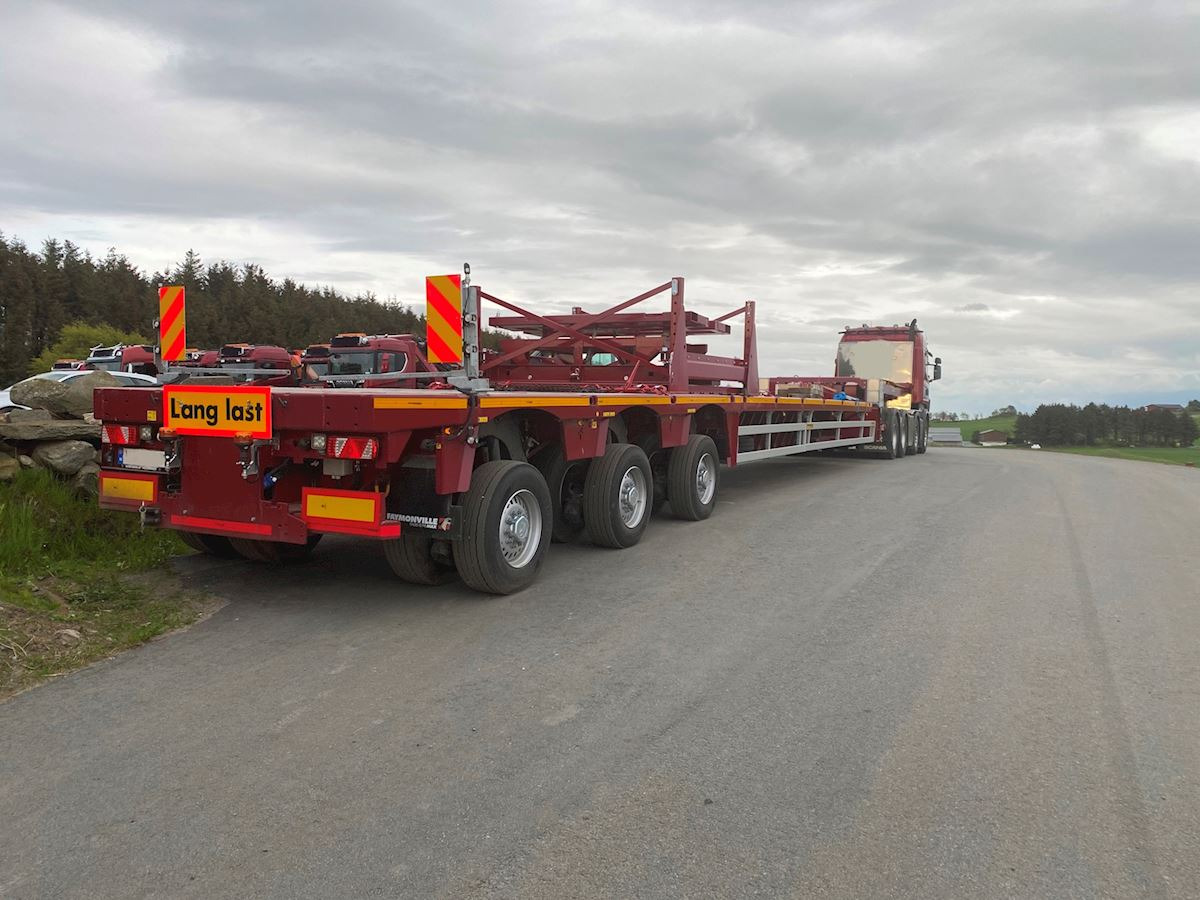 Faymonville F-S43-2GXX (Bladetrailer) - Nedbygget platform sættevogn: billede 2 Faymonville F-S43-2GXX (Bladetrailer) - Nedbygget platform sættevogn: billede 2