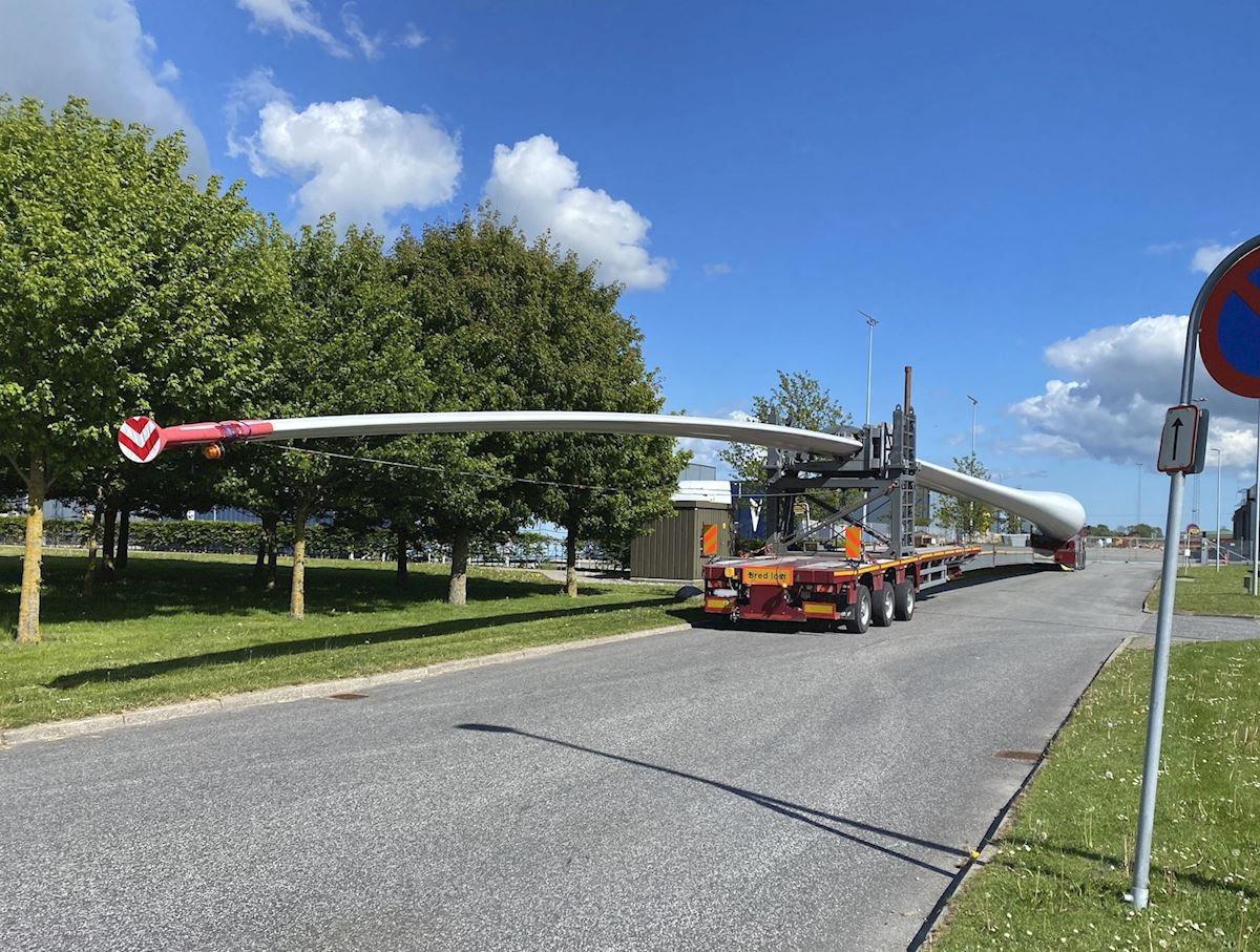 Faymonville F-S43-2GXX (Bladetrailer) - Nedbygget platform sættevogn: billede 4 Faymonville F-S43-2GXX (Bladetrailer) - Nedbygget platform sættevogn: billede 4