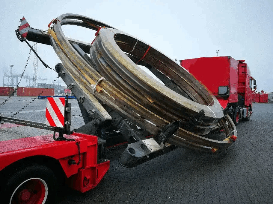 Faymonville STBZ 3 - Flangetrailer - Nedbygget platform sættevogn: billede 4 Faymonville STBZ 3 - Flangetrailer - Nedbygget platform sættevogn: billede 4