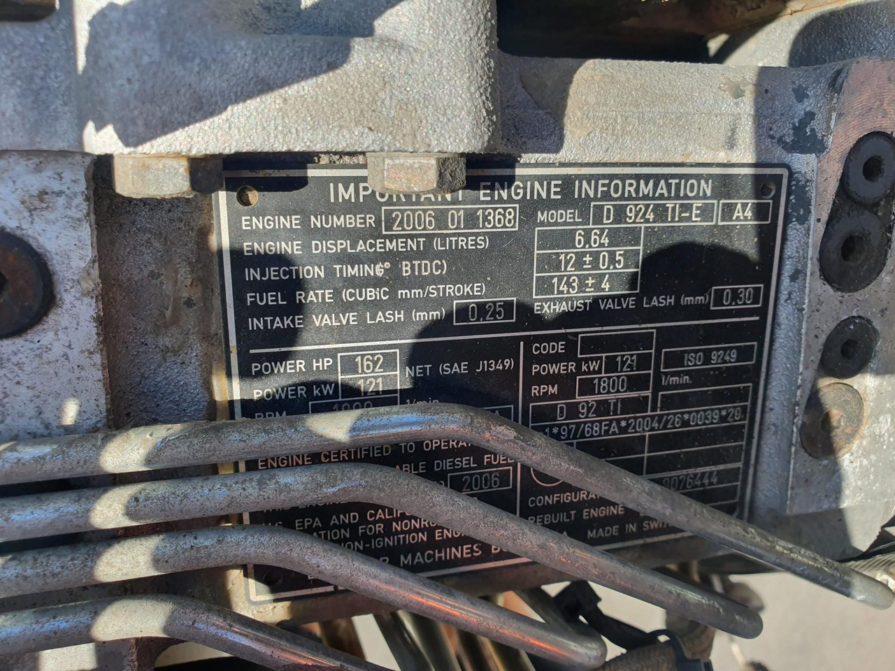 LIEBHERR D924 TI E A4 - Motor for Entreprenørmaskin: billede 5 LIEBHERR D924 TI E A4 - Motor for Entreprenørmaskin: billede 5