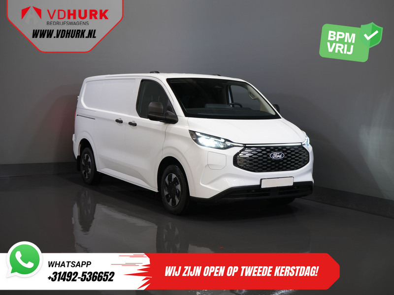 Ford E-Transit Custom 320 Trend 65 kWh 330 km WLTP LED/ Snellader/ 2.3t Trekverm./ Stoelverw./ Carplay/ Climate/ Camera/ PDC/ Cruise - Varevogn, El-varebil: billede 1 Ford E-Transit Custom 320 Trend 65 kWh 330 km WLTP LED/ Snellader/ 2.3t Trekverm./ Stoelverw./ Carplay/ Climate/ Camera/ PDC/ Cruise - Varevogn, El-varebil: billede 1