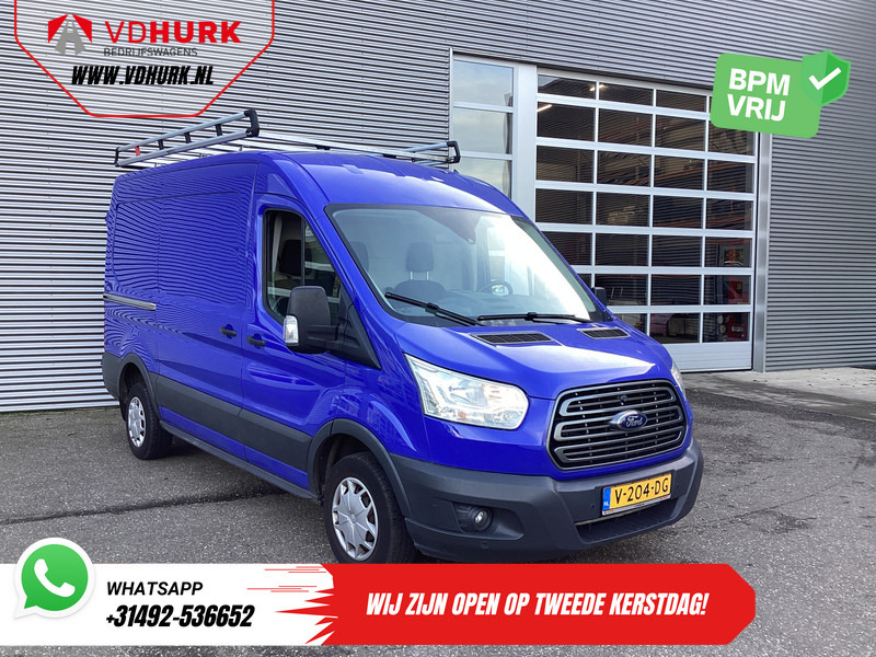 Ford Transit 2.0 TDCI 130 pk L2H2 Trend NL Auto/ 2xSchuifdeur/ Imperaal + Ladder/ Inrichting/ Cruise/ Camera/ Trekhaak/ PDC/ Airco - Små varebil: billede 1 Ford Transit 2.0 TDCI 130 pk L2H2 Trend NL Auto/ 2xSchuifdeur/ Imperaal + Ladder/ Inrichting/ Cruise/ Camera/ Trekhaak/ PDC/ Airco - Små varebil: billede 1