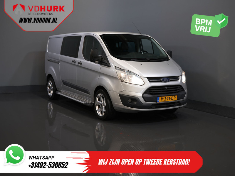 Ford Transit Custom 2.2 TDCI Trend Dubbel Cabine DC L2 BPM VRIJ! NL Auto/ Leder/ Stoelverw./ Camera/ PDC/ LMV/ Sidesteps - Små varebil, Mandskabsbil: billede 1 Ford Transit Custom 2.2 TDCI Trend Dubbel Cabine DC L2 BPM VRIJ! NL Auto/ Leder/ Stoelverw./ Camera/ PDC/ LMV/ Sidesteps - Små varebil, Mandskabsbil: billede 1