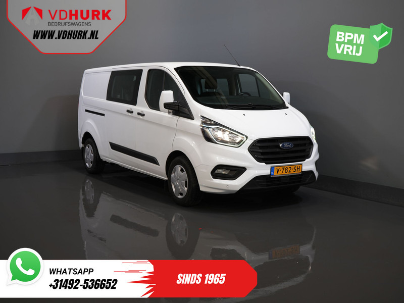 Ford Transit Custom 340 2.0 TDCI 130 pk L2 Dubbel Cabine DC BPM VRIJ! 6 Pers./ 2.8t Trekverm./ PDC/ Cruise/ Trekhaak/ Airco - Små varebil, Mandskabsbil: billede 1 Ford Transit Custom 340 2.0 TDCI 130 pk L2 Dubbel Cabine DC BPM VRIJ! 6 Pers./ 2.8t Trekverm./ PDC/ Cruise/ Trekhaak/ Airco - Små varebil, Mandskabsbil: billede 1