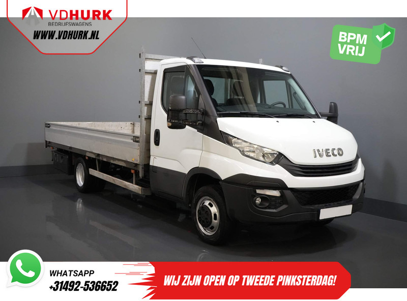 Ladbil Iveco Daily 35C15 3.0 (450x210) Open Laadbak/ 3.5t Trekverm./ Dubbel Lucht/ Tachograaf/ Gev.stoel/ Climate/ Cruise/ Trekhaak/ Pick Up: billede 1