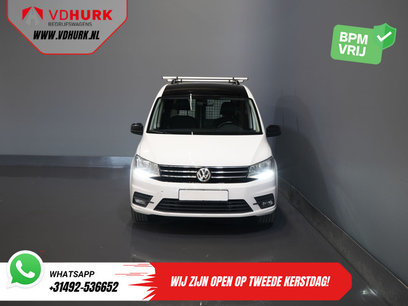 Varevogn Volkswagen Caddy 2.0 TDI 100 pk DSG Aut. BPM VRIJ! Edition 35 Carplay/ Stoelverw./ Standkachel/ Cruise/ Airco/ PDC/ LMV/ Dakdragers/ Trekhaak/ In: billede 7