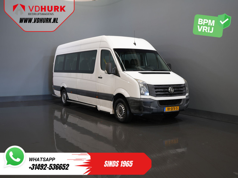 Volkswagen Crafter 35 2.0 TDI L3H2 EXPORT ONLY! €9.559 incl BTW/BPM Rolstoellift/ 9 Pers/ 9P/ Sidebars/ Rearbar/ Airco - Minibus, Persontransport: billede 1 Volkswagen Crafter 35 2.0 TDI L3H2 EXPORT ONLY! €9.559 incl BTW/BPM Rolstoellift/ 9 Pers/ 9P/ Sidebars/ Rearbar/ Airco - Minibus, Persontransport: billede 1