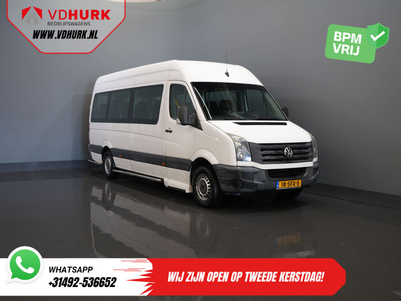Volkswagen Crafter 35 2.0 TDI L3H2 EXPORT ONLY! €9.559 incl BTW/BPM Rolstoellift/ 9 Pers/ 9P/ Sidebars/ Rearbar/ Airco - Minibus, Persontransport: billede 1 Volkswagen Crafter 35 2.0 TDI L3H2 EXPORT ONLY! €9.559 incl BTW/BPM Rolstoellift/ 9 Pers/ 9P/ Sidebars/ Rearbar/ Airco - Minibus, Persontransport: billede 1