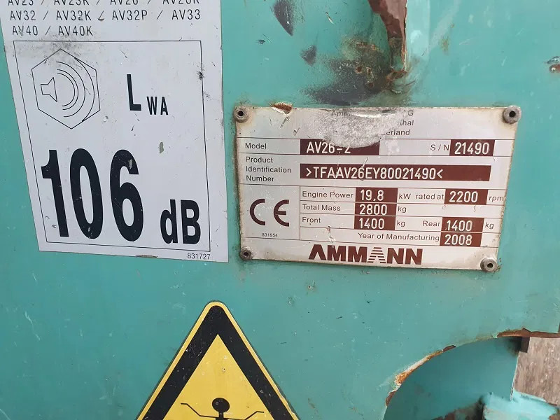 Ammann Ammann AV 26.2 - Tromle: billede 5 Ammann Ammann AV 26.2 - Tromle: billede 5