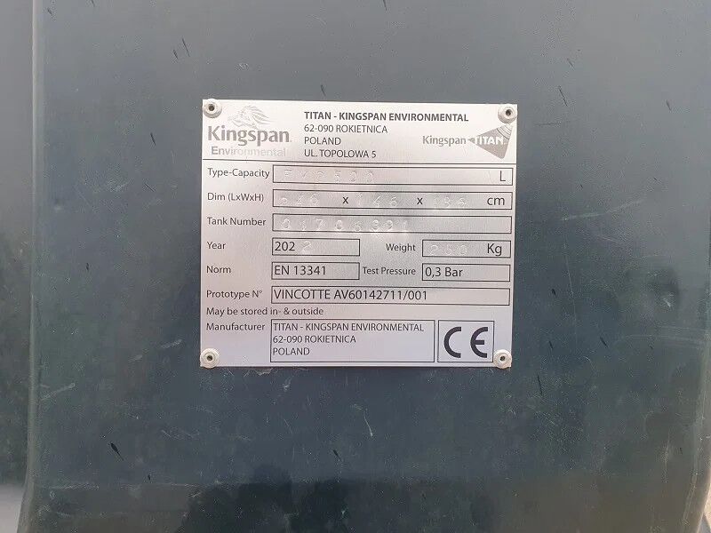 Titan Fuel Kingspan FUEL KINGSPAN FM2500 - Id V1 - Tankcontainer: billede 5 Titan Fuel Kingspan FUEL KINGSPAN FM2500 - Id V1 - Tankcontainer: billede 5